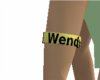 Wendy gold/black armband