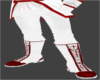 White/Red Prince Pants