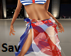 Bikini Wrap-AmericanFlag