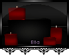 [Ella] Red Deco Candle
