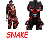 Outfit skull red dj