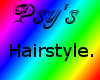 Psy- Light pink hair.