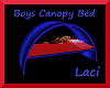 ~Boys Canopy Red/Blu Bed