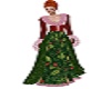 christmas holly gown