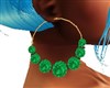Emerald Earrings in Gold