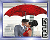 Red Umbrella Kisses