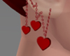 Red Hearts Earrings