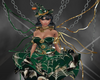 Wings Gold Green