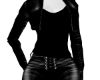 black leatther set