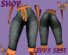 Savvy Denim Capri orange