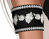 White rose arm bands
