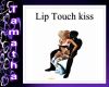sitting kiss (lips touch