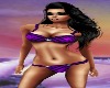 Susan Hot Purple Bikini