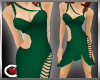 *SC-Silk Dress Green