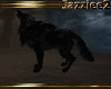 J2 Black Howling Wolf