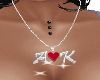 A♥K Necklaces