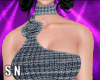 N. Grey Strips Crochet