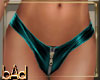 Teal Leather Panty