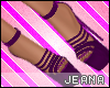 !J! Jelly Purple 2 Heels