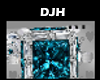 L-Teal Diamond Ring