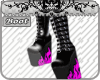 [VE] Boots Pink Flames
