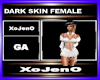 DARK SKIN FEMALE