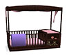 Baby Girl Crib/w Shelves