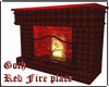 Gothic Red Fireplace