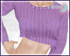 Violet Cropped Sweater