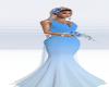 blue bridesmaid dress