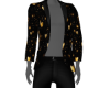 sexy gold hearts suit/M