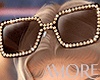 Amore Brown Glasses