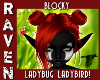 Blocky LADYBIRD RED!