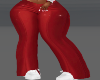 Red Flare Pants
