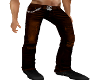brown goth jeans