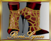 Chain Maille Bootie Red