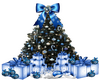 BLUE CHRISTMAS TREE