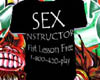 a* sex instructor T
