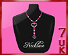 !7UK Pink Val Necklace