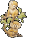 2 cute monkeys