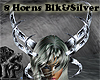8 Horns Black&Silver