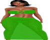 Jill 2Pc Green Dress