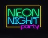 CD Neon Night Party Post