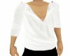 pull col ouvert blanc