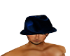 blue silk hat