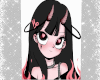 ♡ Horn girl cutout
