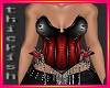Gothic Red Spike Corset