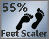 55% Feet Scale -M-