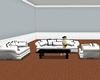 white and black couches