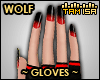 !T Wolf  Red Gloves